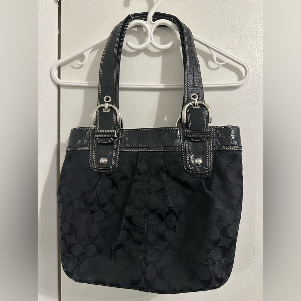 Black coach bag